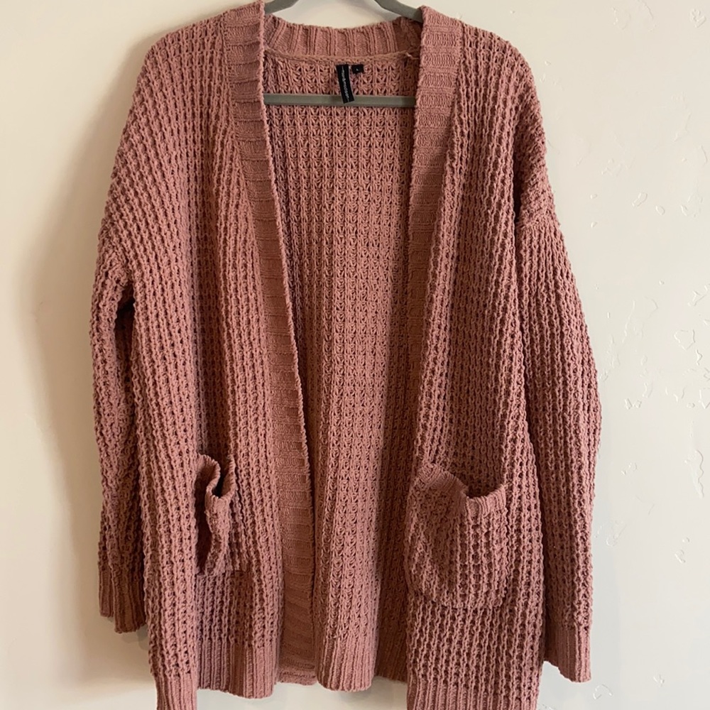 Pinkish cream cardigan